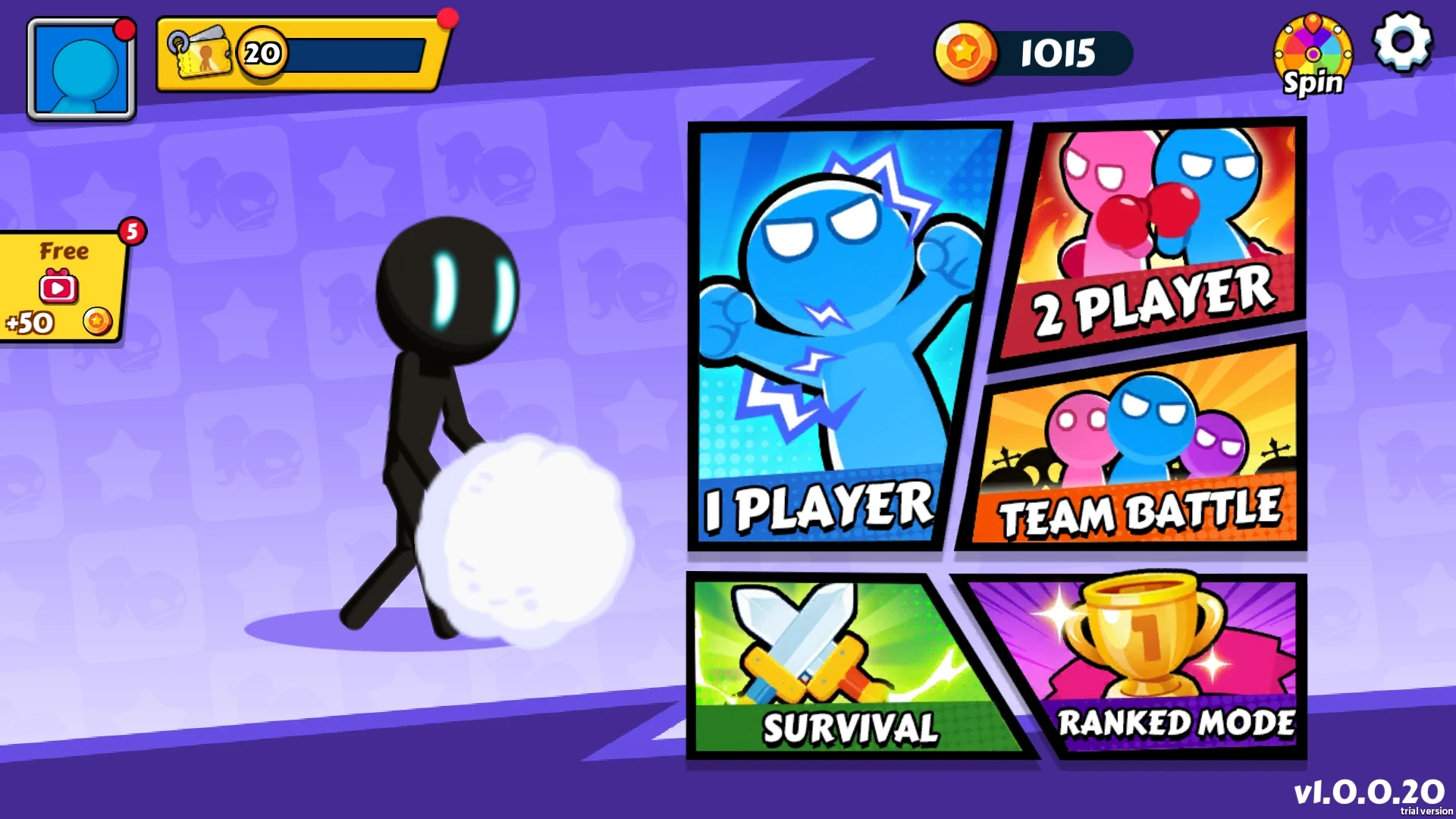 Stickman Legends Go - Fight screenshot